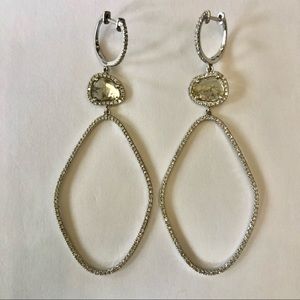 Diamond Hanging Earrings